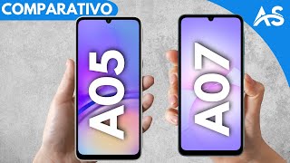 Samsung A05 VS Samsung A07 - Comparativo