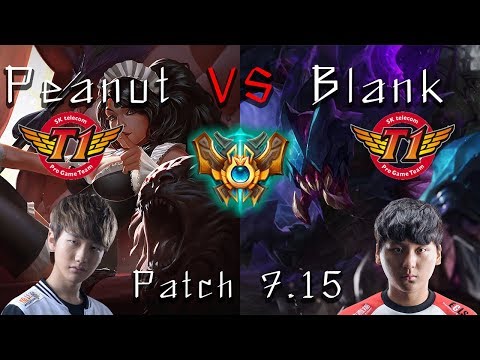 JG SKT T1 Blank  Rek sai Vs SKT T1 Peanut Nidalee  Patch  7.15