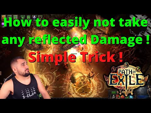 [Beginner's Guide] How to easily not take any reflected Damage on POE ! Very simple Trick !