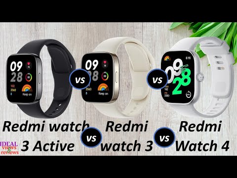 xiaomi redmi watch 3 Active vs Redmi watch 3 vs Redmi watch 4