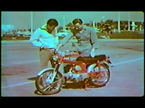 Motorcycle Safety Documentry Film - 1960's