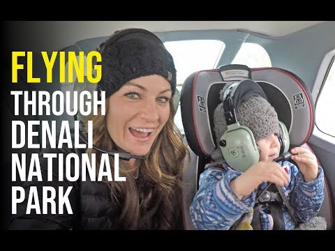 What is it like to FLY through DENALI NATIONAL PARK in Alaska? // RV to Alaska