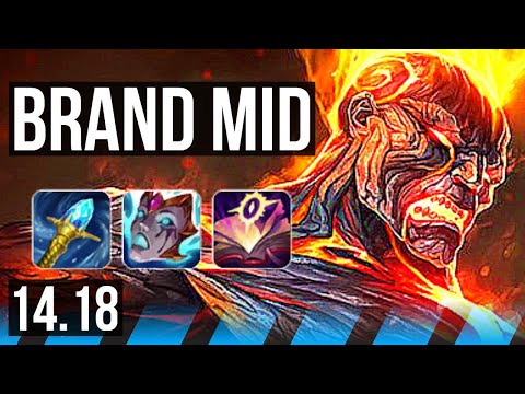 BRAND vs YASUO (MID) | 15/2/13, Dominating | EUW Master | 14.18