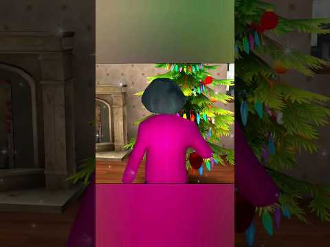 New Plan With Christmas Tree🎄🎉🎄|Miss T|Scary Teacher 3D|#shorts