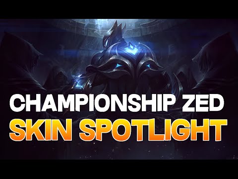 Championship Zed  - PBE Preview - Skin Spotlight - League of Legends