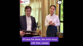 Intermediate Pronunciation - Day 2 - Order at the restaurant