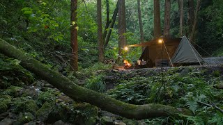 Solo Camping by the River | ASMR
