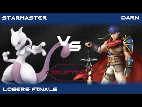 Eruption 11 Smash 4 - StarMaster(Mewtwo) vs DARN(Ike) - Losers Finals