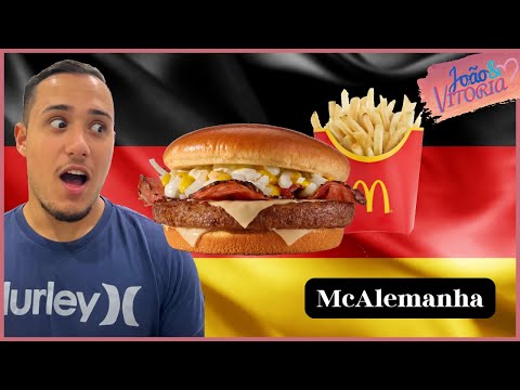 [SURPREENDENTE] Experimentamos o McAlemanha novo sanduíche do McDonald’s | COPA DO MUNDO 2022