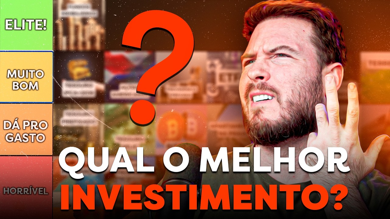 QUAL É O MELHOR INVESTIMENTO DE TODOS? | TIERLIST DOS INVESTIMENTOS