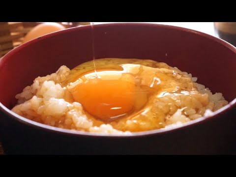 Raw Egg over Rice Restaurant in Japan - Tamago Kake Gohan