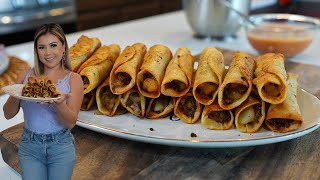 Meal on a Budget and Under 30 Minutes : GROUND BEEF & POTATO TAQUITOS