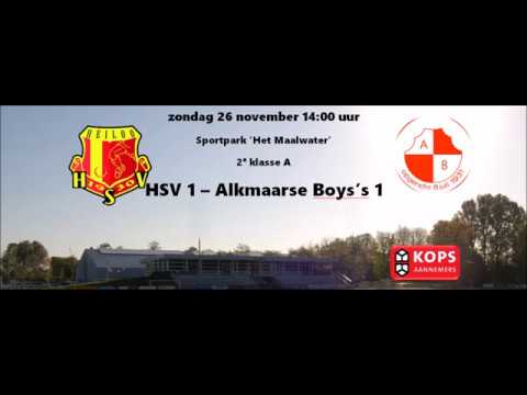 HSV 1 - Alkmaarse Boy's 1 * Balsponsor Witterwit