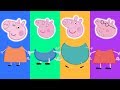 Wrong Heads Peppa Pig Funny Cartoon Finger Family Song Nursery Rhymes For Kids Babies