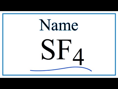 How To Write The Name For Sf4