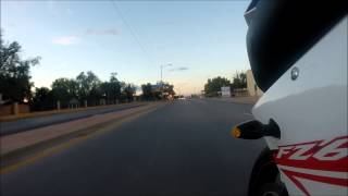 preview picture of video 'Cruze around Alamogordo,NM 2013 Yamaha fz6r'