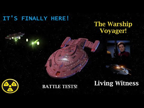 THE WARSHIP VOYAGER HAS ARRIVED | NEW SHIP | Star Trek Ships Battle | Bridge Commander