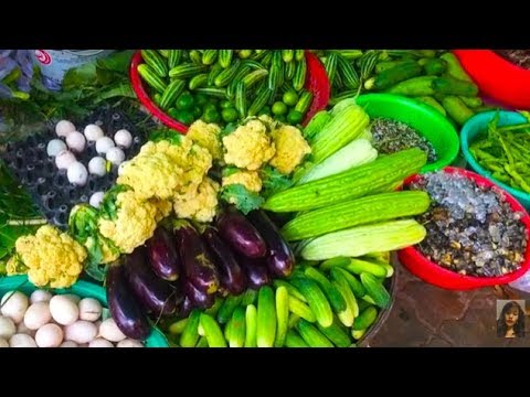 Natural Living In Cambodian Market - Amazing Cambodian Food Selling In Phnom Penh Market