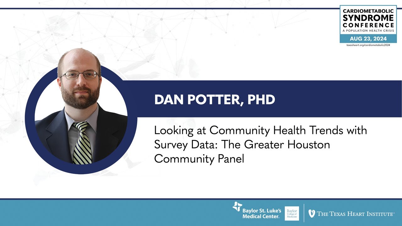 Dan Potter, PhD | Looking at Community Health Trends with Survey Data