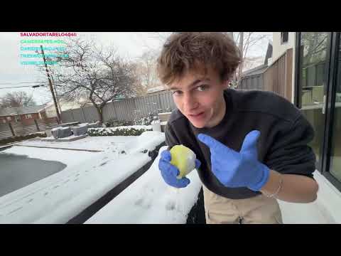 making my brother eat yellow snow