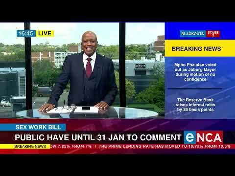 Decriminalising sex work moves forward