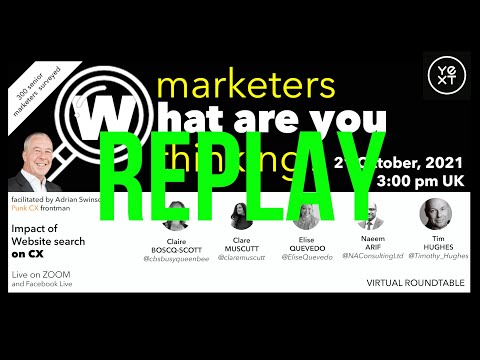 En Onsite search and customer experience Marketers what are you thinking