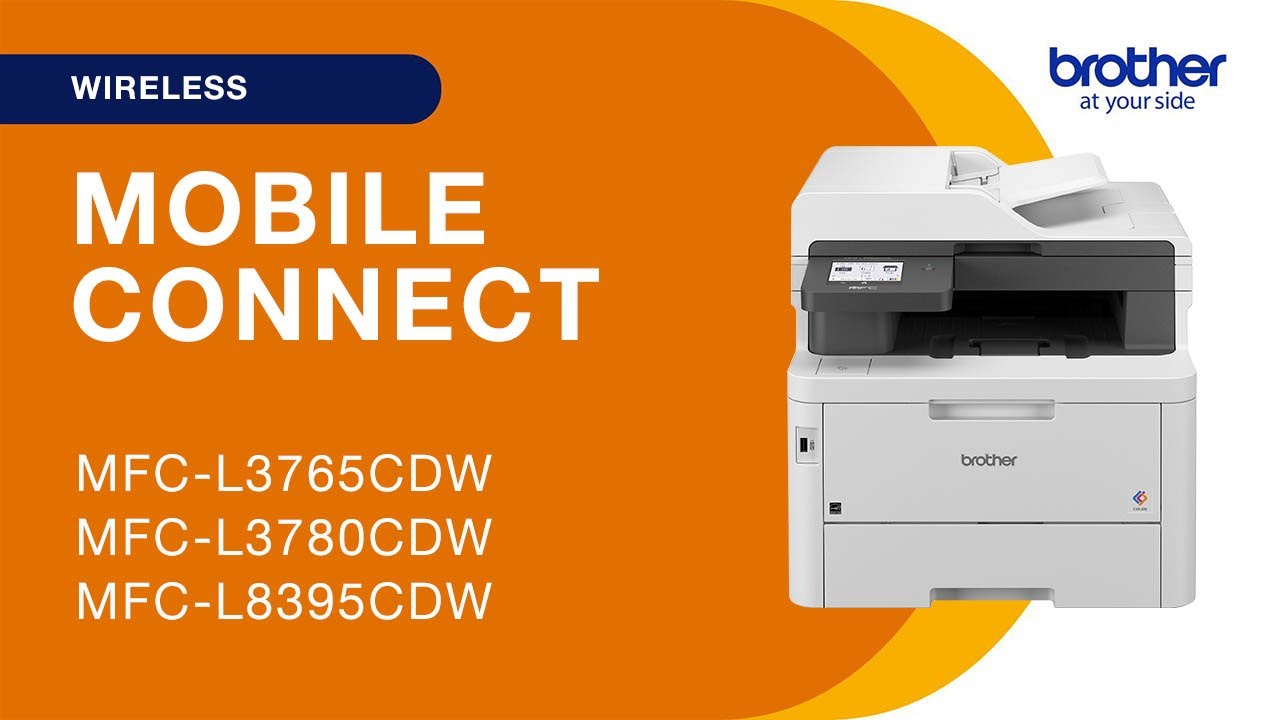 MFCL3780CDW Connect to a mobile device
