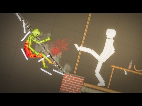 Melons Fight with People In People Playground