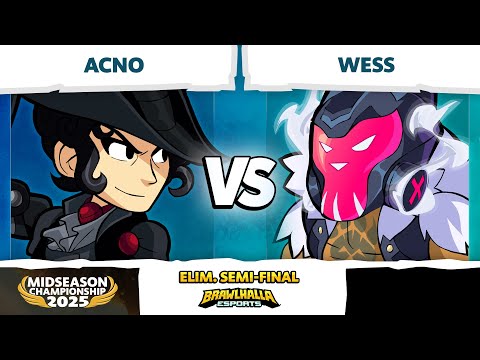 Wess vs Acno - Elimination Semi-Final - Midseason Championship 2025 - LAN 1v1