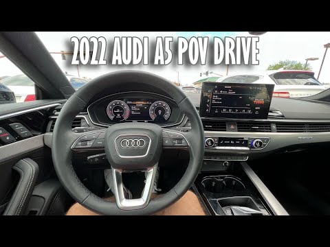 2022 Audi A5 Sportback 45 TFSI Driving POV (Car Audio Only)