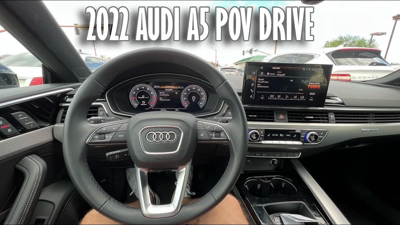 2022 Audi A5 Sportback 45 TFSI Driving POV (Car Audio Only)