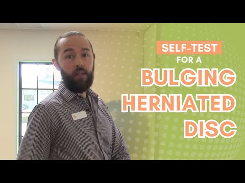 Self-test for a Bulging or Herniated Disc (Low Back & Sciatica Pain)