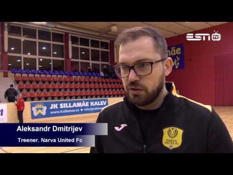 ESN TV 11.02.2017 SILLAMÄE JK DINA - NARVA UNITED FC.  Reportazz