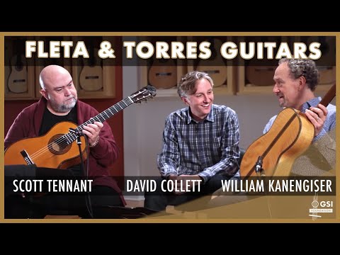 Tárrega's Torres, Fleta & "Silent Night" discussed by Scott Tennant, Bill Kanengiser & David Collett