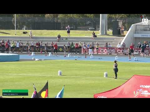 Girls U13 200m Timed Final 1: 2022/23 State Track and Field Championships