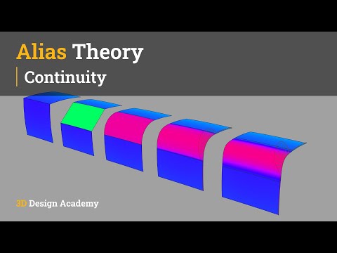 Autodesk Alias Tutorials l Alias Theory 2 - Continuity