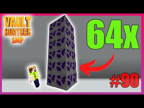 TRIPLE COPIOUS VAULT (64x ORES) with 10 MINE ROOMS!! - Minecraft Vault Hunters SMP eps 90