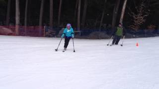 preview picture of video '10 Year Old Amputee Skiing 2'