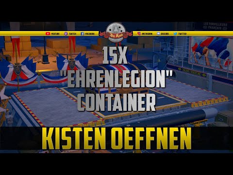 15x Premium Ehrenlegion Container - deutsch - World of Warships