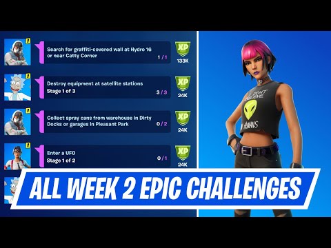 All Week 2 Epic Quest Challenges Guide in Fortnite - How to complete Week 2 Epic Quests in Season 7