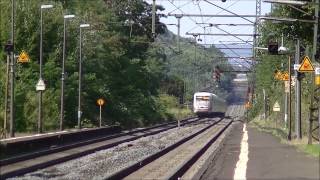 preview picture of video 'ICE-Durchfahrt in Großen Linden (05.08.2013 15:57 Uhr)'