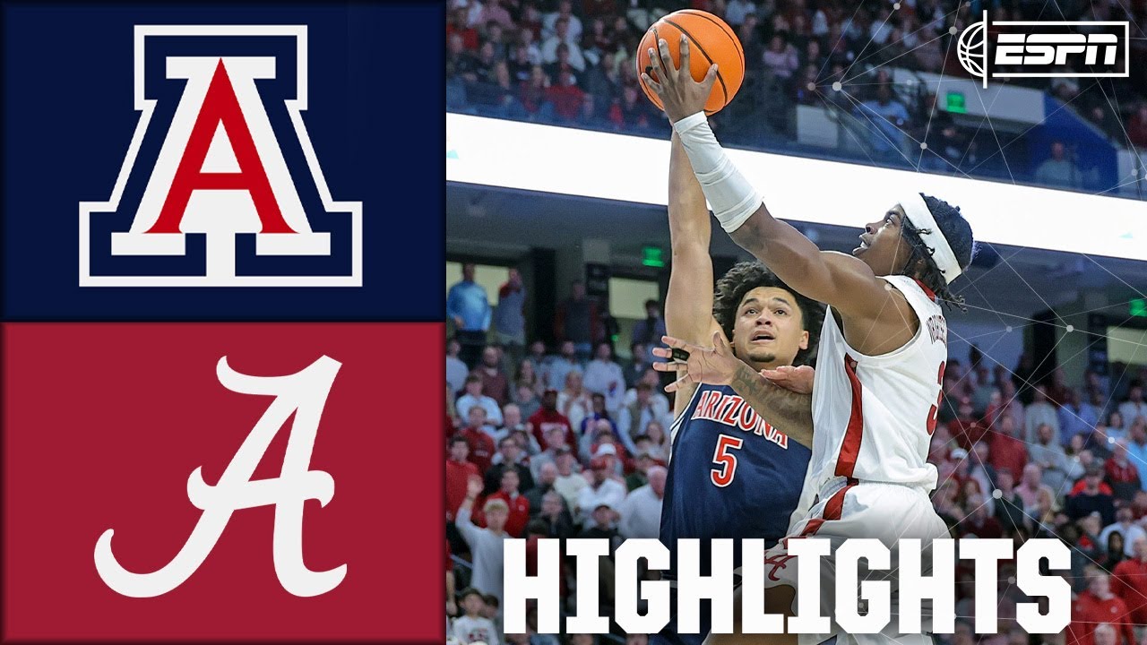 Arizona Wildcats vs. Alabama Crimson Tide | Full Game Highlights | ESPN College Basketball