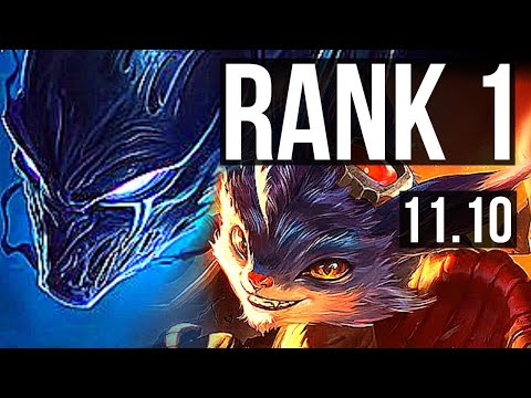 NOCTURNE vs RUMBLE (JUNGLE) | Rank 1, Dominating | BR Challenger | v11.10
