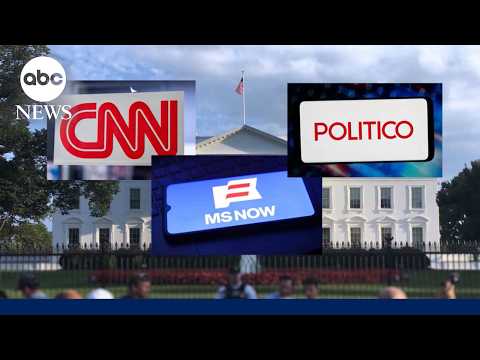 White House bars CNN, MS Now and Politico reporters