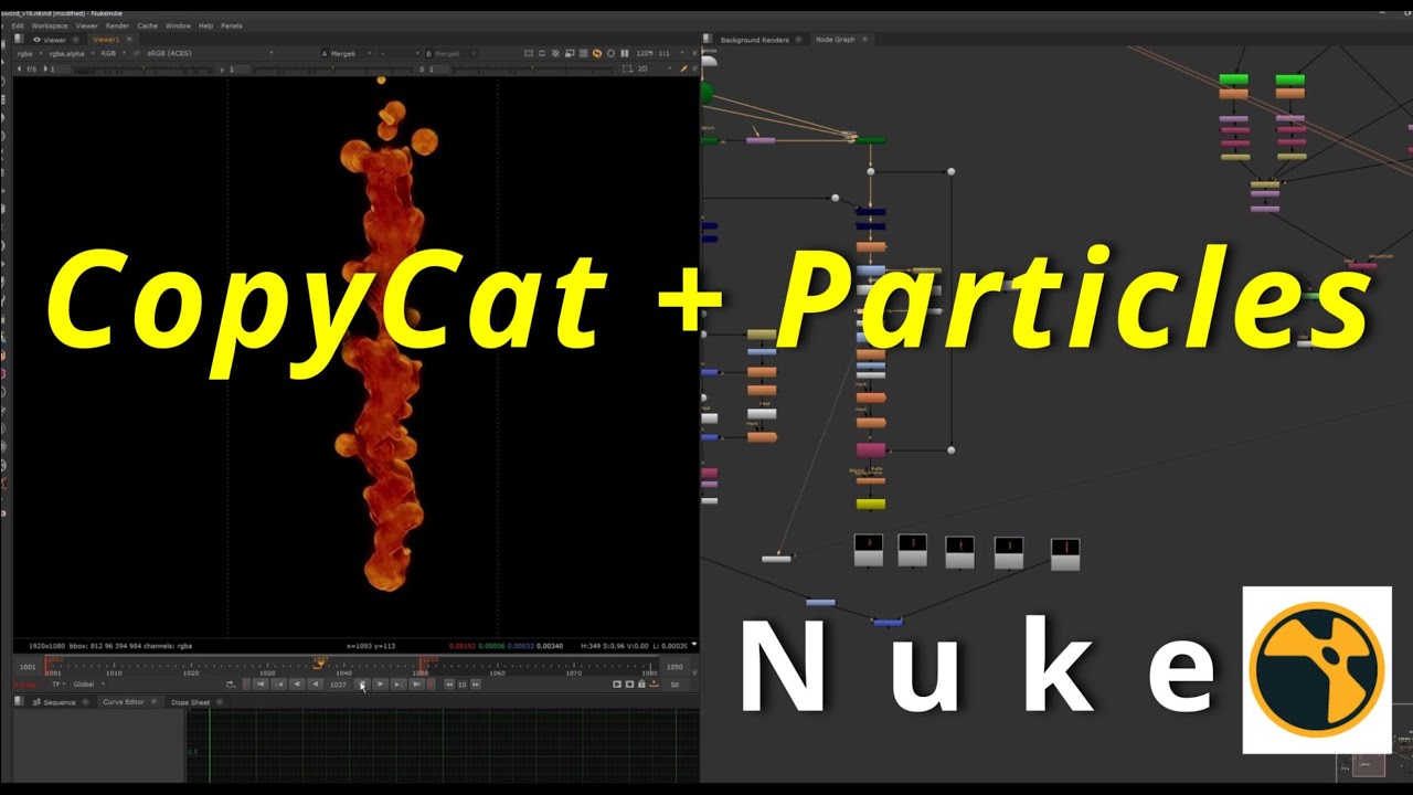 Copycat  + Particles in Nuke !! (Link to inferences below)