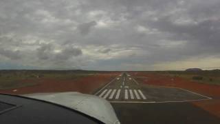 preview picture of video 'CXZ Approaching abeam the rock and landing uluru.mov'