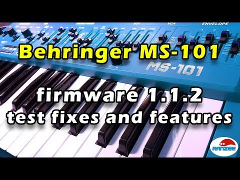 Behringer MS-101 firmware 1.1.2 test