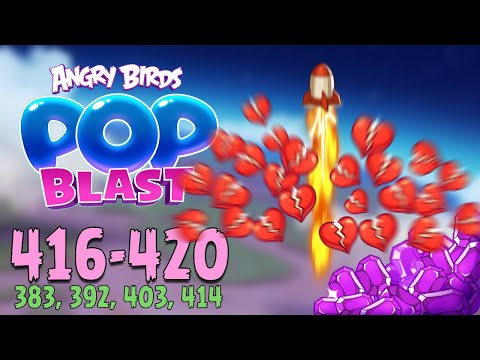 Angry Birds Pop Blast Gameplay Pt 86: Levels 416-420 - I HATE THIS LEVEL