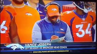 Sergio Dipp and the Time of Vance Joseph&#39;s Life