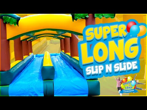 Slip n Slide - 40 ft Inflatable  Slip-n-Slide - Make Fun at Home - Longest Water Slip n Slide